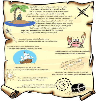 Treasure Map Click Here to download a PDF!